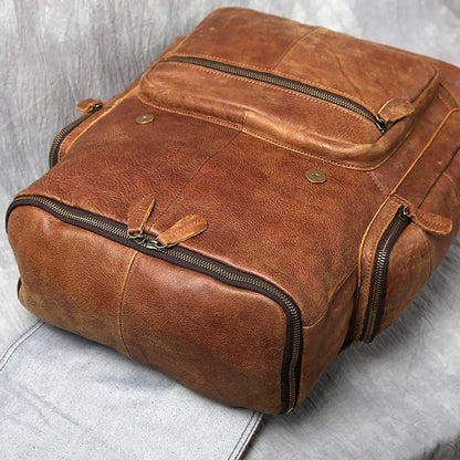 Arthos ➪ Vintage Lederrucksack - Rucksack