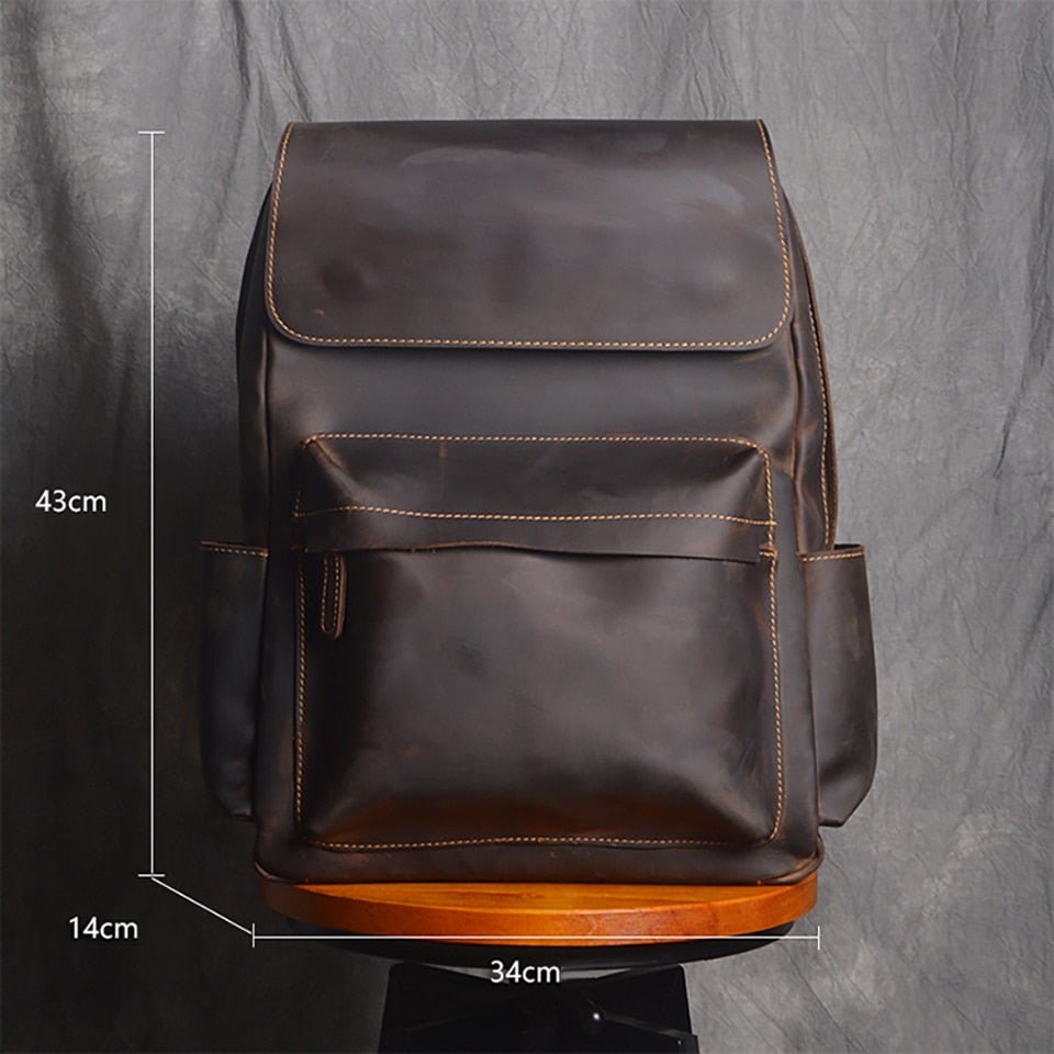 Obron ➪ Vintage Lederrucksack - Rucksack